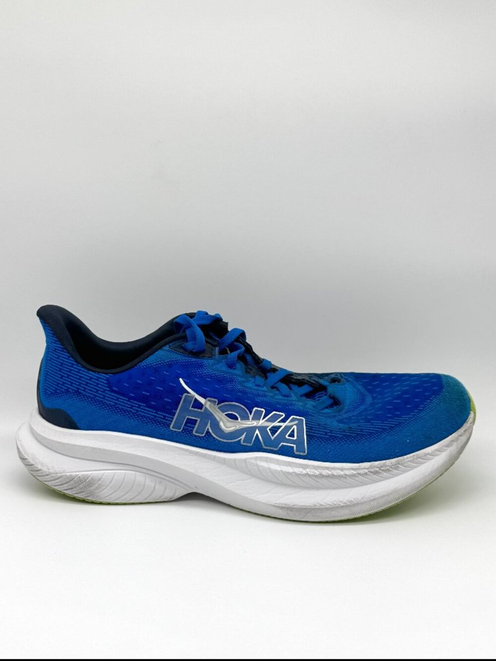 Hoka Mach 6 Mens Running Shoes Size 10 D Blue GUC Activewear 1147790-ECC